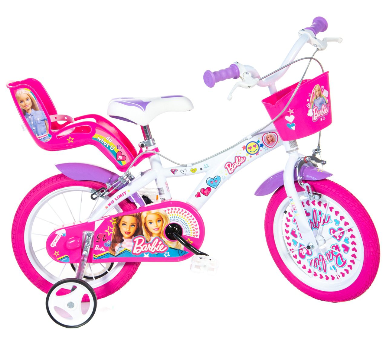 Dino bikes 144GLN BARBIE 14" 2018 dětské kolo