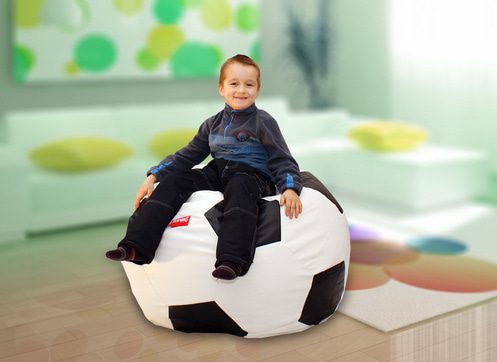 Sedací vak BeanBag fotbalový míč 90 cm druhá jakost