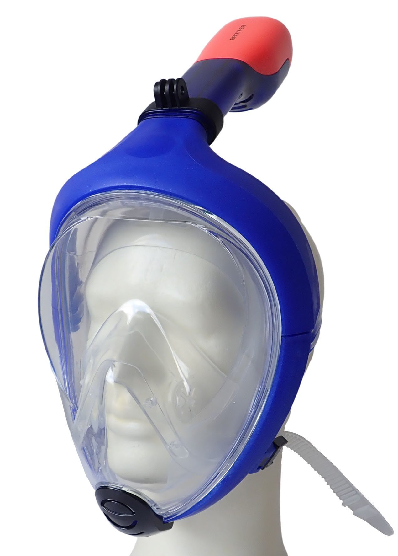 Acra P1501 Celoobličejová potápěčská maska se šnorchlem 05-P1501L-MO