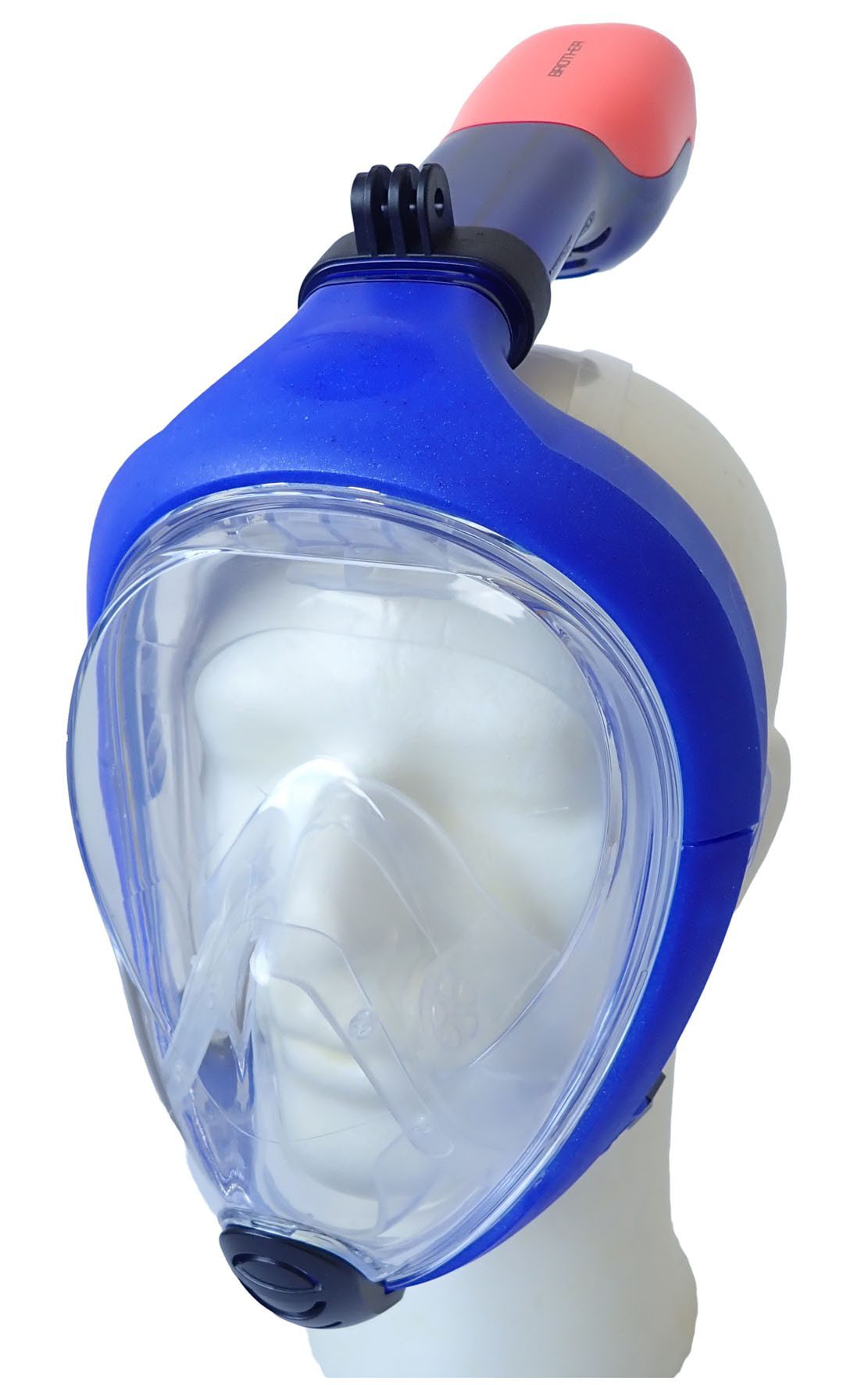 Acra P1501 Celoobličejová potápěčská maska junior - modrá 05-P1501S-MO