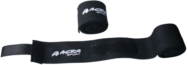 ACRA 05-BR1 Bandáž na ruce pro bojové sporty černá