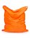 Omnibag s popruhy Fluorescent Orange 181x141 cm sedací pytel